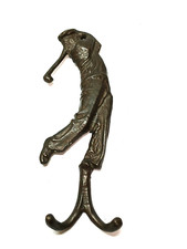 Golfer Hook Coat Hanger Golf Sports Metal 6 Inches Golf