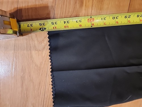 Hugo Boss Herren Slim Fit 100% Wolle Smoking Hose Schwarz 40W x 35,5 Ungesäumt Neu ohne Etikett - Bild 12 von 22
