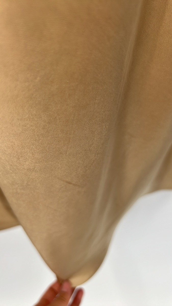 Line & Dot Dolly Satin Dress in Gold | eBay