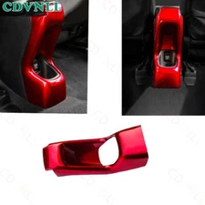 For Honda HR-V Vezel 2016-2022 Bright Red Rear Air Outlet Anti-Kick Panel Cover