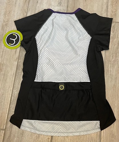 Moxie Cycling Jersey Women's Medium Multi Color Block Shirt Tee Short Sleeve New - Picture 4 of 8