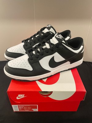 Nike Dunk Low Retro White Black Panda Mens 10.5, Womens 12 DD1503-101 DD1391-100