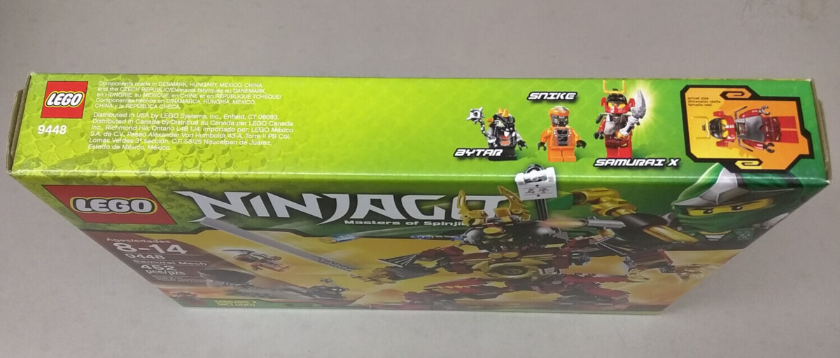 LEGO Ninjago 9448 Samurai Mech NEW! Snike Bytar Nya X Robot