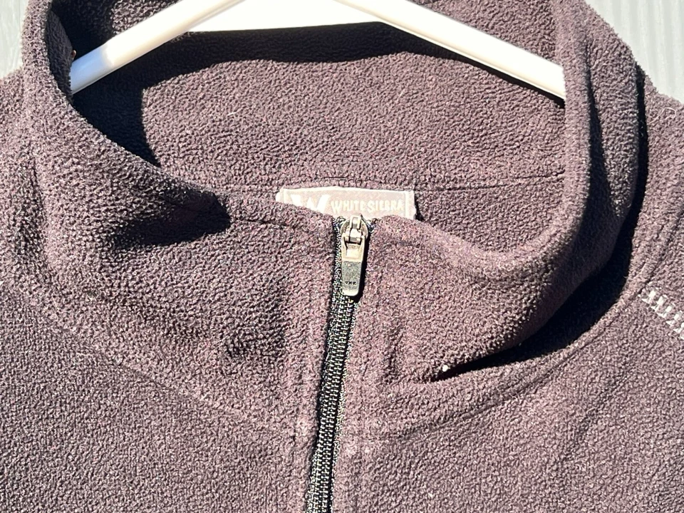 Pullover Sierra blanco con cremallera polar para hombre talla XL GRIS Foto 3 de 4