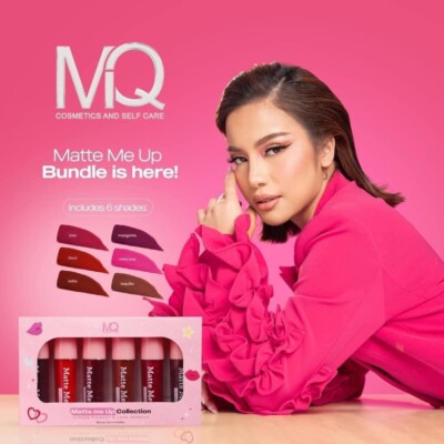 MQ Cosmetics matte Me Up HD Liptint New Packaging Bundle 6 Bottles