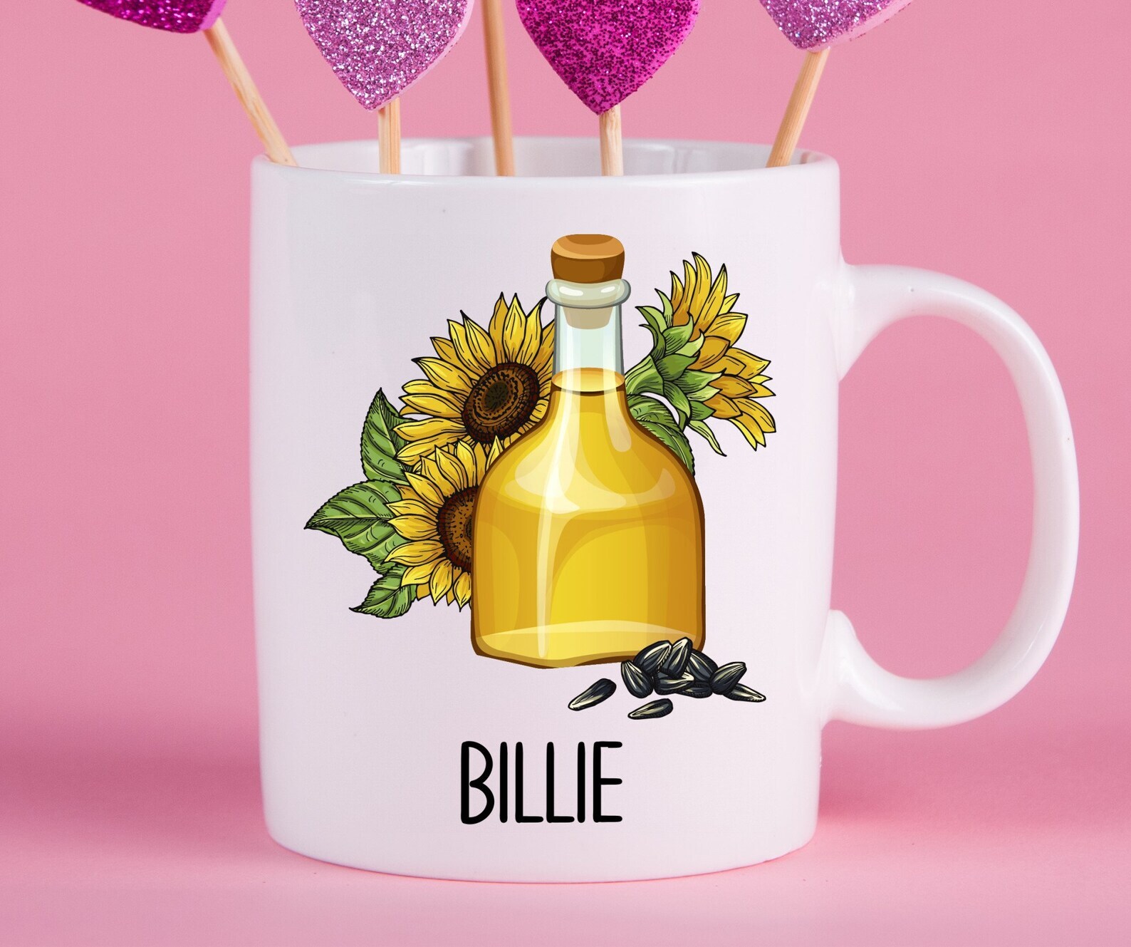 Personalized Sunflower Mug Sunflower Gift Ideas Sunflower Cup Gifts For