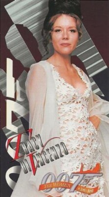Women Of James Bond Bonds Best B1 DIANNA RIGG as TRACY di VICENZO BY INKWORKS