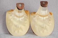 HEELS ONLY  Vintage 1950s Clear Lucite Plastic Springolators