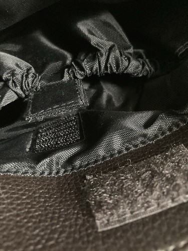 Stone Mountain Black Leather Shoulder Bag Buckle Strap Lots Of Pockets New - Picture 10 of 18