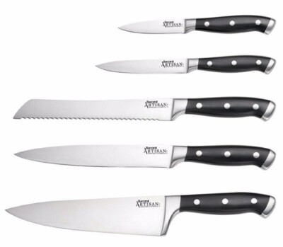 Baccarat Artisan Seto Piece Knife Set Stainless Block Brand - Main Image