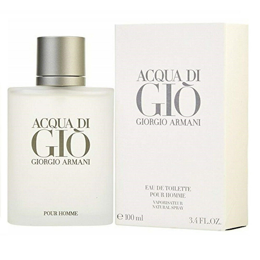 Giorgio Armani Acqua Di Gio 3.4 oz Men's Eau de Toilette Spray New & Sealed USA