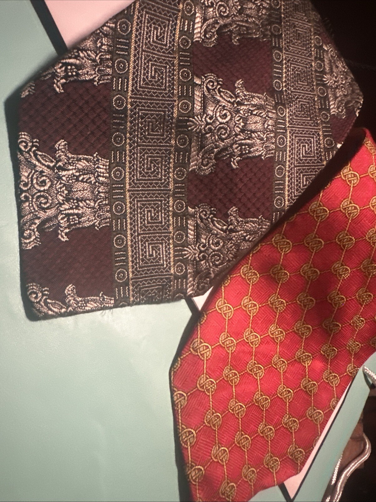 Lot Of 2 Robert Talbott Multicolored Silk Ties - image 6