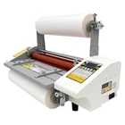 17.3 in/440mm A2 High Speed Hot Cold Roll Laminator Machine w/1 Roll Glossy Film
