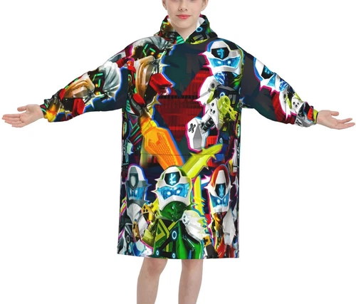 Ninjago Cartoon Oversized Blanket Hoodie