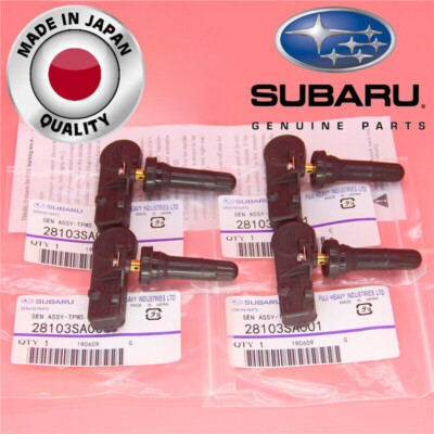 #ad New 4PCS TPMS Tire Air Pressure Sensors 28103SA001 28103AJ00A for Subaru WRX $29.70