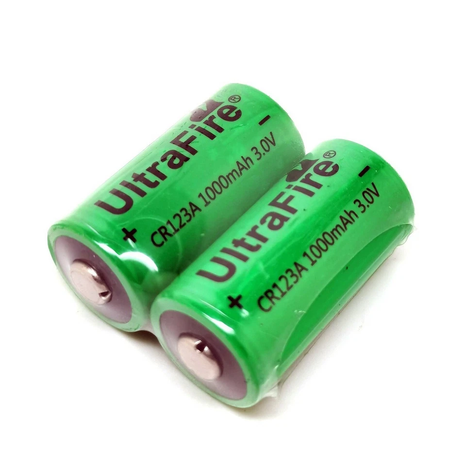 1000mAh 3.0V Lithium Rechargeable Battery / Charger For CR123A 17335 17345 NEW - Image 3 of 4