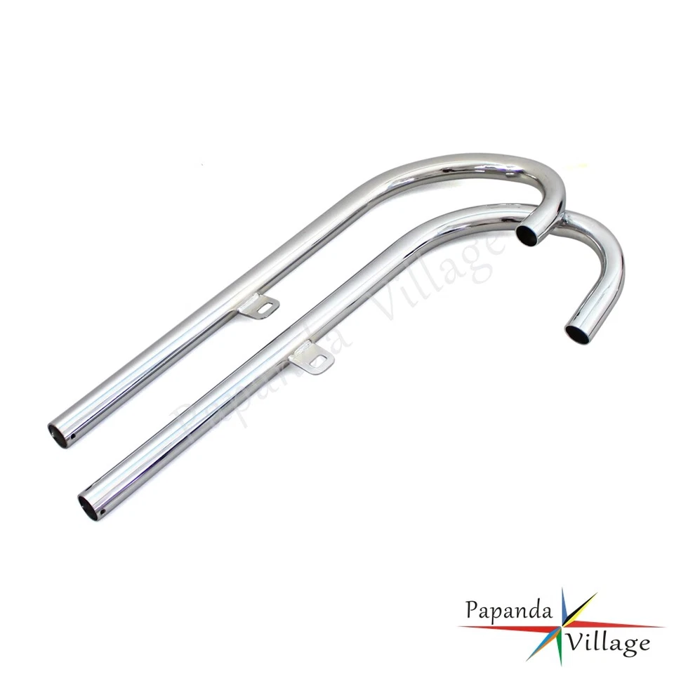 Chrom Endschalldämpfer Auspuff 24PS Modell für BMW M72 R71 R12 CJ Dnepr MT12 - Bild 3 von 4