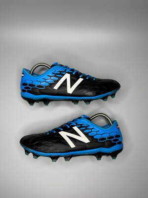 New Balance Visaro BlueBlack Football Boots Size UK-9