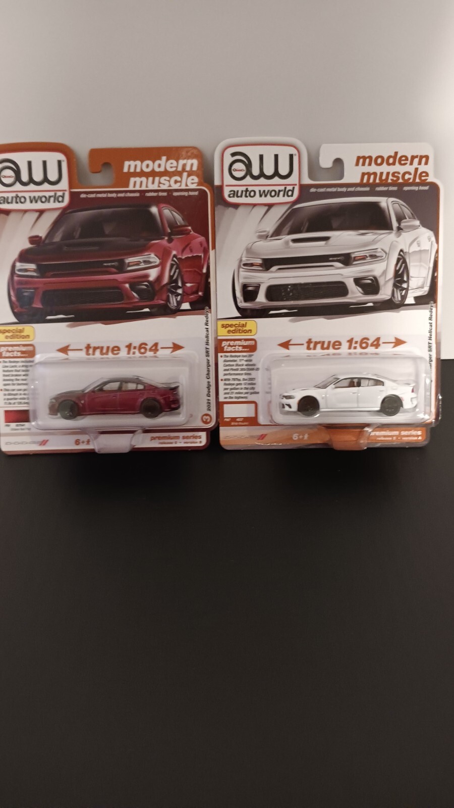 2021 Dodge Charger SRT Hellcat Redeye R5 A&B Versions 1:64 by Auto World