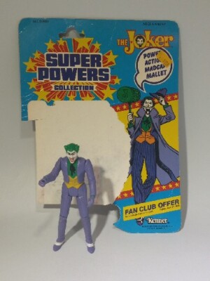 The Joker-DC Super Powers Collection-Loose Kenner 1984 With Cardboard Back #ML