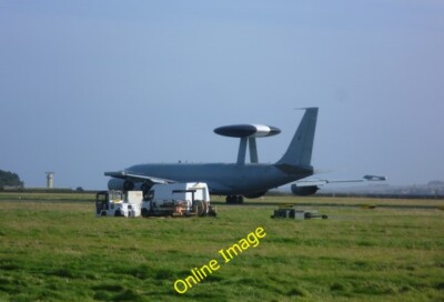 Photo 6x4 E-3D Sentry at Leuchars Guardbridge An E-3D Sentry (AWACS) on t c2012