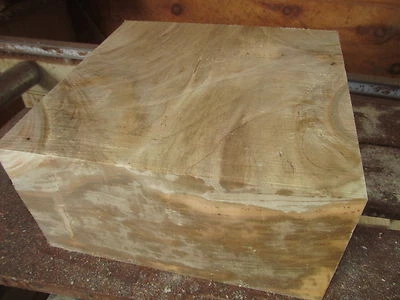 GREEN VALLEY WOOD PRODUCTS LARGE THICK MAPLE SALAD BOWL BLANK LUMBER LATHE WOOD TURNING 12" X 12" X 5"