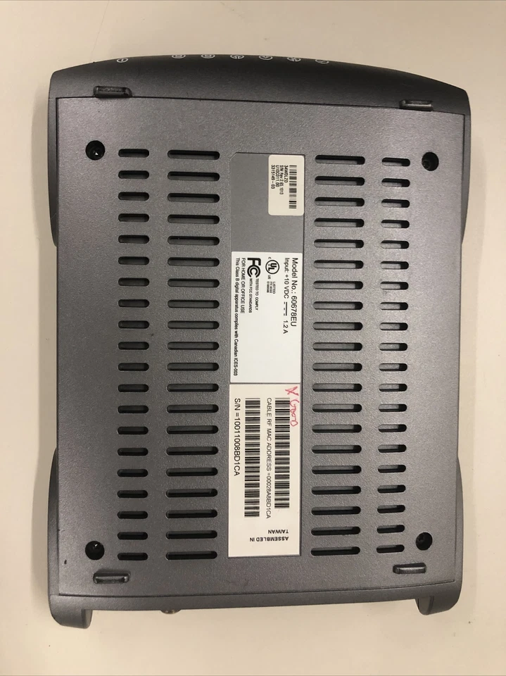 AMBIT SPEEDSTREAM MODEM 60678EU NO AC ADAPTER - PREOWNED - Image 2 of 3