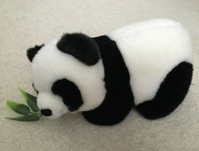 Giant Panda Bear Cub with Bamboo Leaves 10