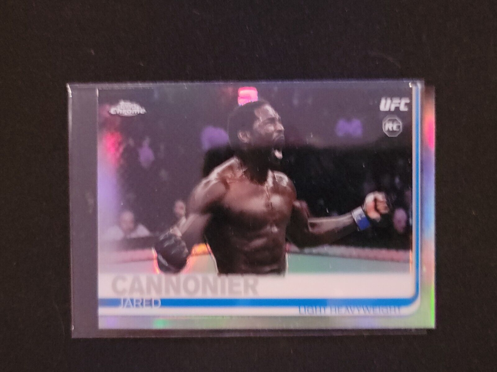 2019 UFC Topps Chrome JARED CANNONIER Silver REFRACTOR ROOKIE