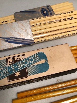 Lot of 36 vintage pencils. L&C Hardtmuth Kohinoor National