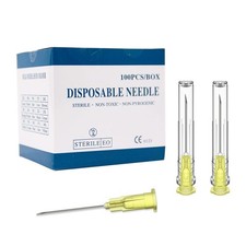 30 Gauge 1 Inch Needle: 100 Pcs Luer Lock Needles - Individually 30Ga-1 inch