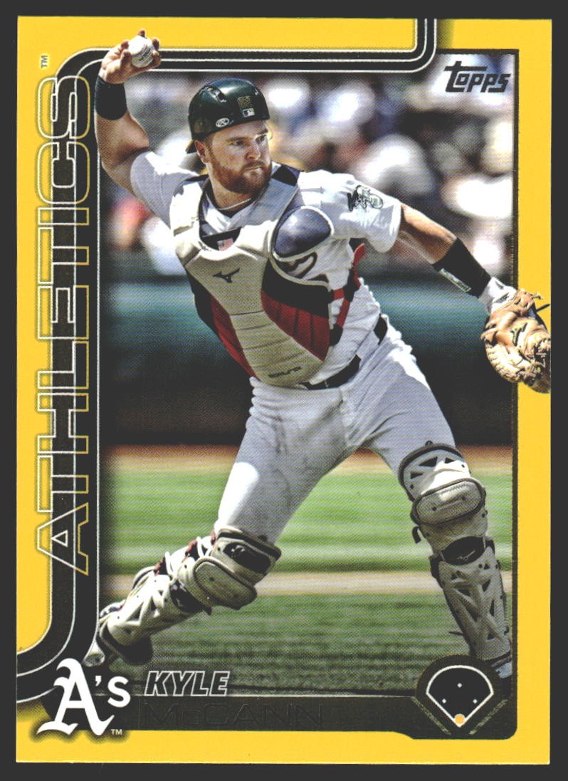 Kyle McCann #555 2025 Topps Yellow Athletics