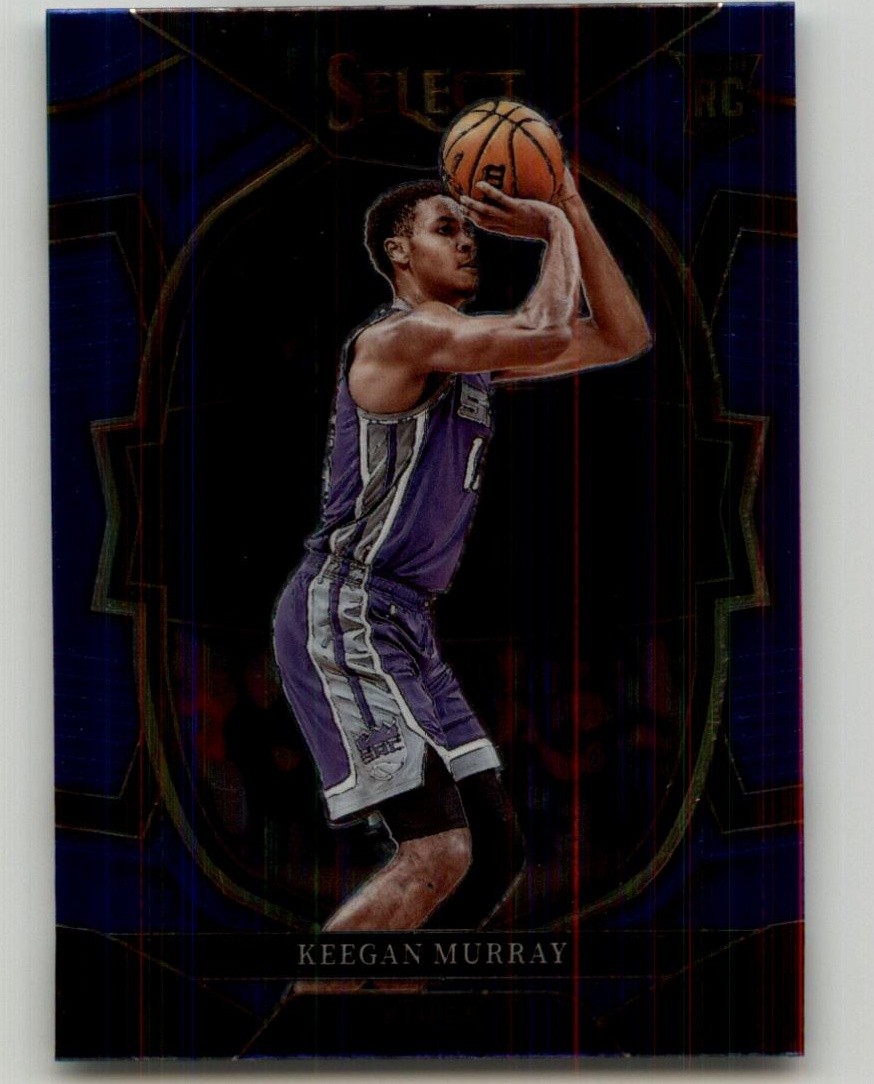 2022-23 Panini Select Keegan Murray Blue (Retail Base) Rookie #81 RC Kings