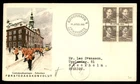 Mayfairstamps Denmark FDC 1945 King Christian X Block Mail Carriers First Day Co