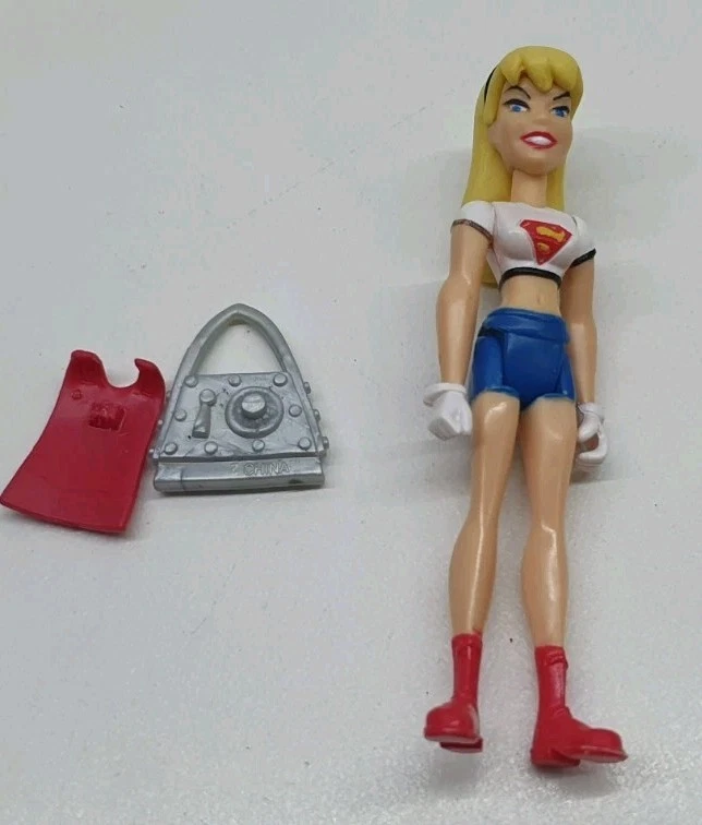 Mattel Dc Super Heroes Justice League Supergirl 3.5" Action Figure 2005 Cape Bag - image 2 of 4