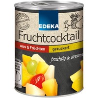 Edeka 5-Fruchtcocktail GroßE StüCke Gezuckert 225G Dose