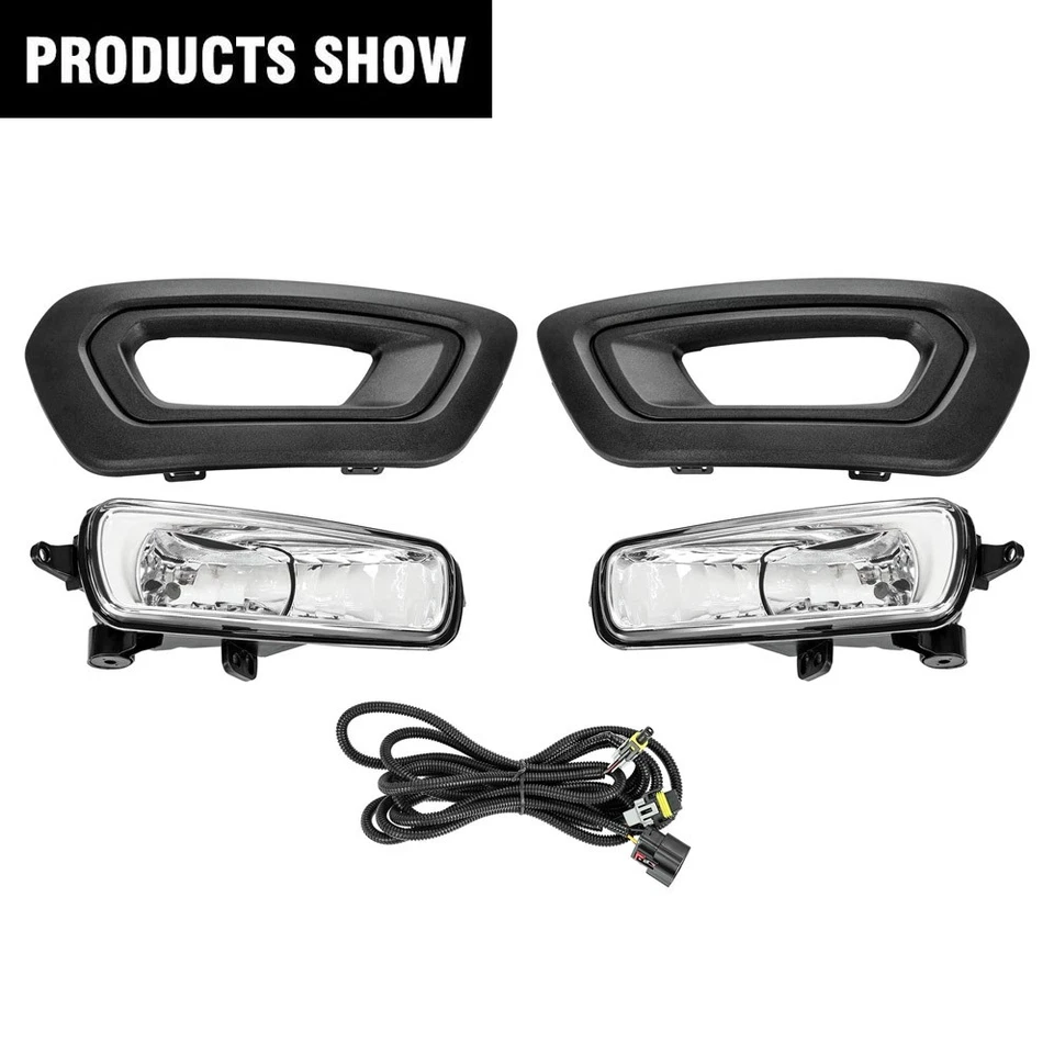 Complete Fog Light Kit For 2020-2024 Ford Transit Pair w/Bezels & Wiring - Image 2 of 4