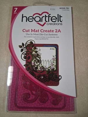 Heartfelt Creations Cut Mat Create 2A Craft Dies 7pc Set HCD2-751 New Sealed