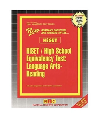 Hiset / High School Equivalency Test, Language Arts-Reading: Passbooks Study Gui