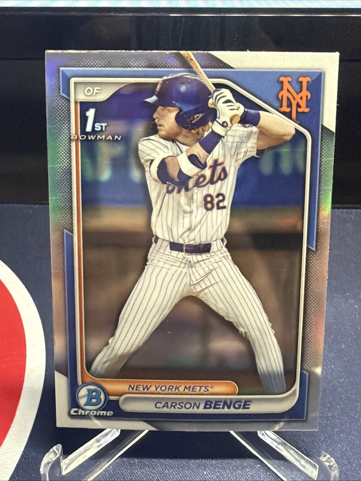 2024 Bowman Draft - Chrome Carson Benge #BDC-28 Refractor (RC)