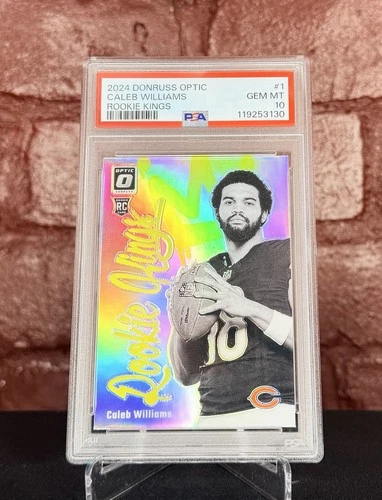 2024 Donruss Optic Caleb Williams Rookie Kings RC PSA 10 Chicago Bears