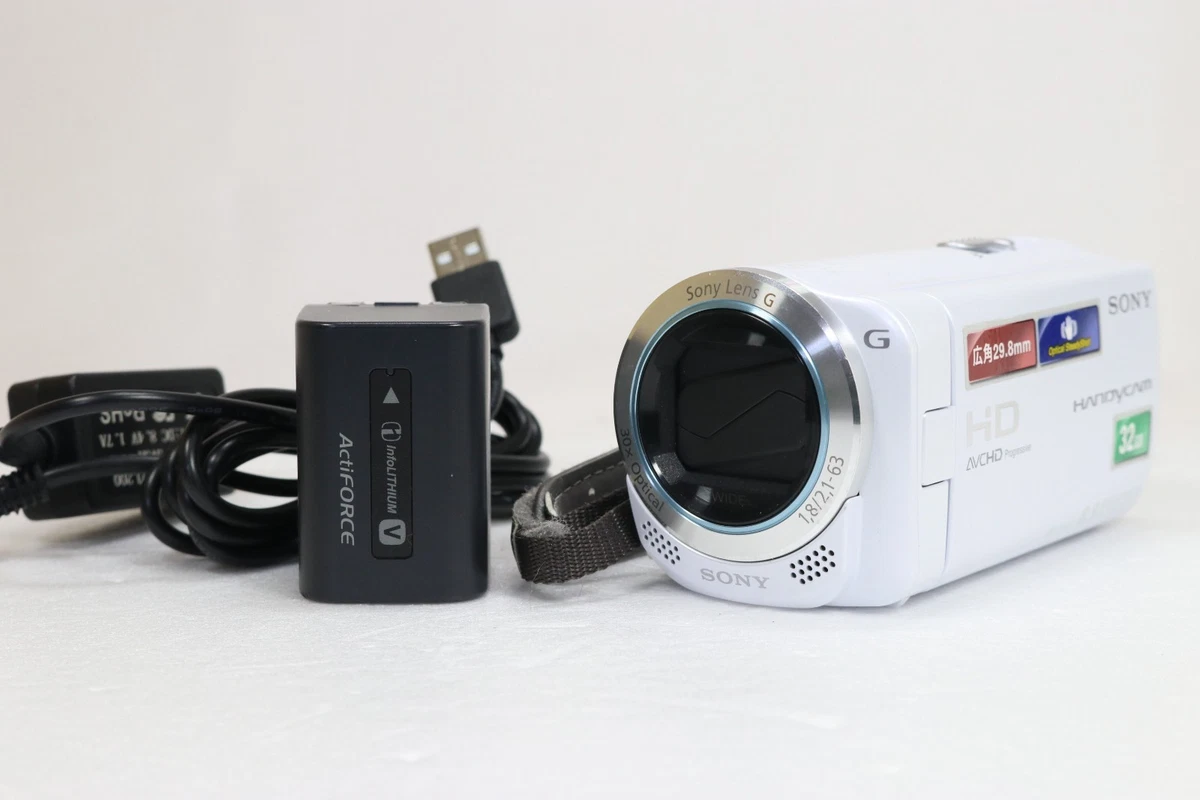 SONY Handycam HDR-CX270V ホワイト SONY HANDYCAM HD HDR-CX270V Digital Video Camera | 30x Optical