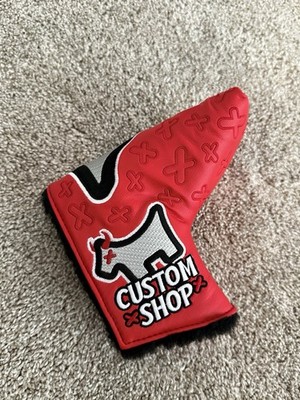 Scotty Cameron Speed Shop Red Dog - Headcover Maillet (rouge, Cuir) - NEUF 2025