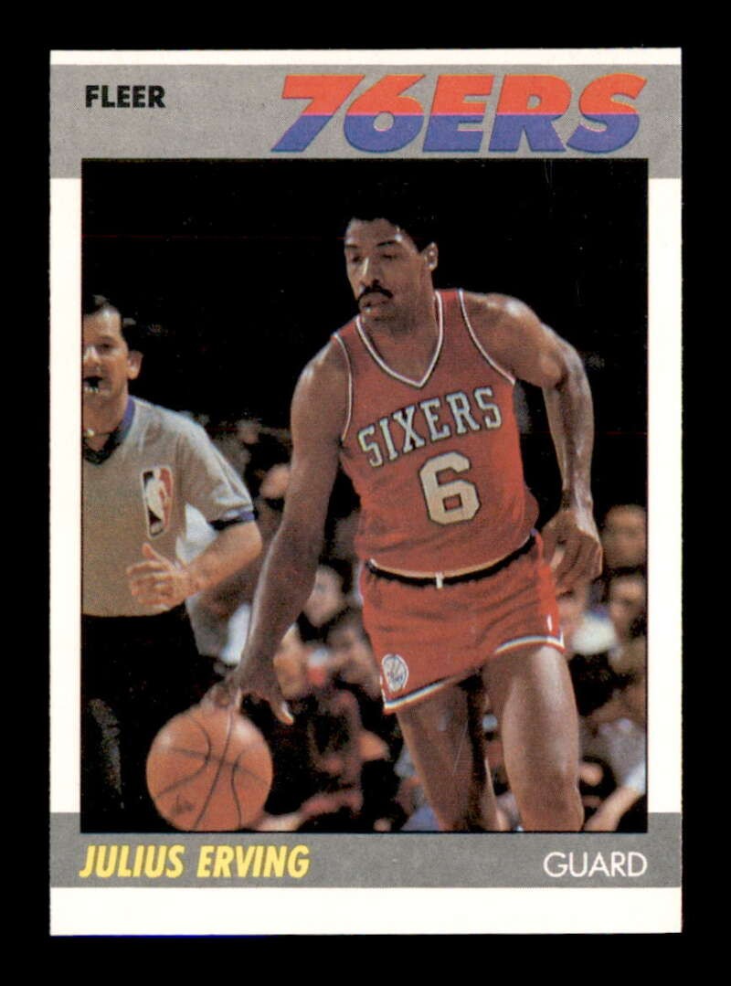 1987 Fleer #35 Julius Erving NM X3554579