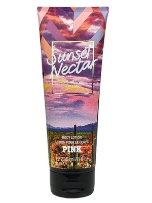 VICTORIA S SECRET PINK SUNSET NECTAR FRAGRANCE BODY LOTION CREAM 8 oz New