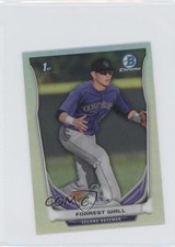 2014 Bowman Chrome Minis Refractor Forrest Wall #99 6u5