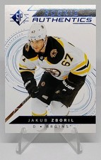 Jakub Zboril Blue Rookie Authentics 2018-19 SP #126 Blue - Bruins 🏒 Card