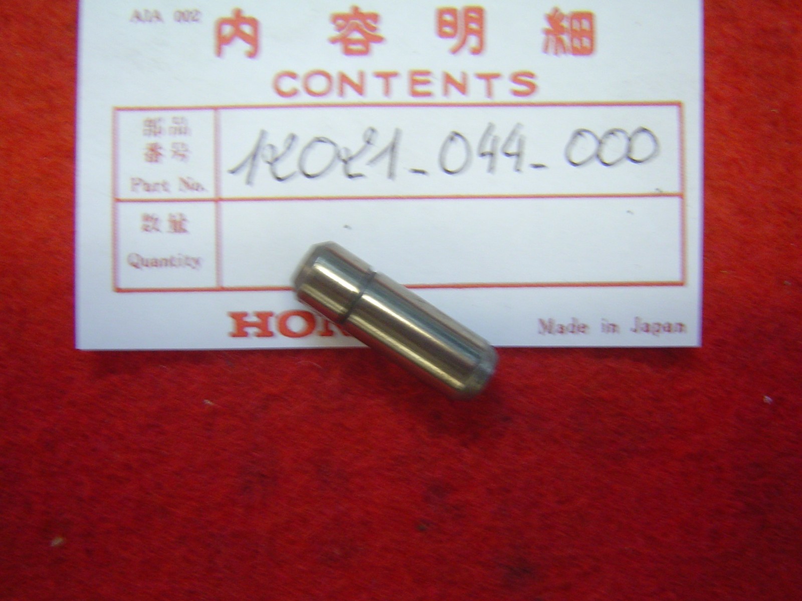 Guide soupape admission P50 PC50 HONDA en alliage premium haute résistance thermique