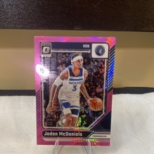 Panini 2024-25 Donruss Optic Jaden McDaniels #40 Pink Hyper Timberwolves