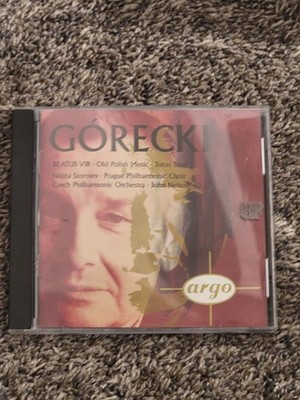 Gorecki: Beatus Vir / Totus Tuus CD Argo Classical Music Nikita Storojev